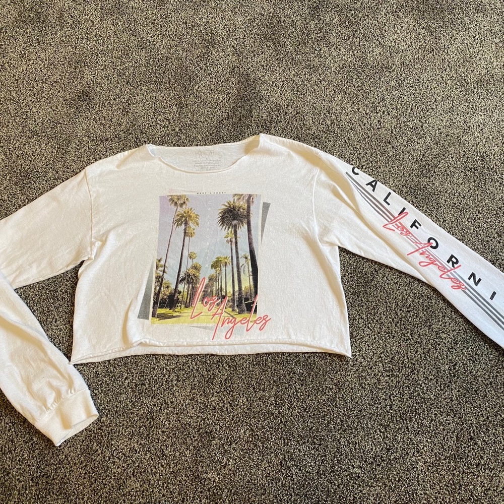 los angeles crop top